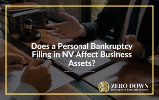 Does a Personal Bankruptcy Filing in NV Affect Business Assets