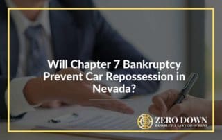 Will Chapter 7 Bankruptcy Prevent Car Repossession in Nevada