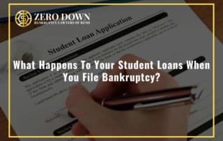 What Happens To Your Student Loans When You File Bankruptcy